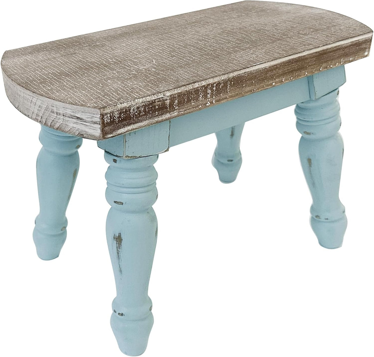 Rustic Wood Step Stool 300lb Capacity